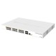 Коммутатор/ CRS328-24P-4S+RM Cloud Router Switch 24 port Gigabit Ethernet router/switch with four 10Gbps SFP+ ports in 1U rackmount case, Dual Boot and PoE output, 500W
