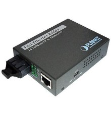 FT-801 медиа конвертер/ 10/100Base-TX to 100Base-FX (ST) Bridge Media Converter, LFPT Supported
