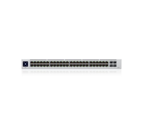 Коммутатор/ UniFi Switch 48 is a configurable Gigabit Layer 2 switch with 48 Gigabit Ethernet ports and 4 SFP ports