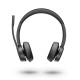Гарнитура беспроводная/ VOYAGER 4320 UC,V4320-M C (COMPUTER & MOBILE) MICROSOFT TEAMS CERTIFIED, USB-A, STEREO BLUETOOTH HEADSET, WITH CHARGE STAND, WORLDWIDE