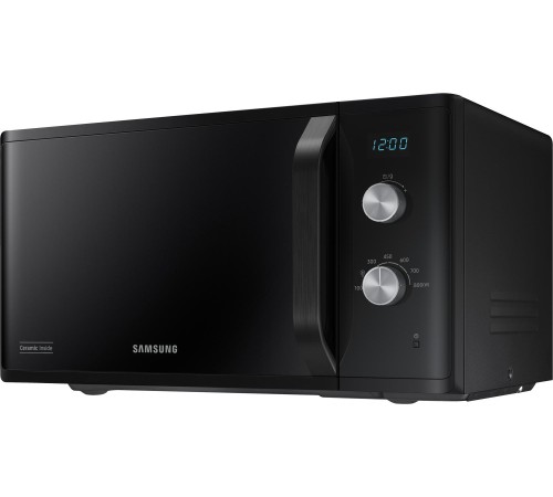 Микроволновые печи Samsung/ Микроволновая печь, 23л, БИОкерамика -10 лет гарантия, цвет чёрный, гриль, равномерное распределение микроволн, LED дисплей