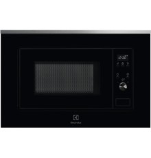 Встраиваемая микроволновая печь ELECTROLUX/ Встраиваемая микроволновая печь, объем 20 л., высота 380 мм, цвет черный/нерж.сталь