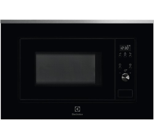 Встраиваемая микроволновая печь ELECTROLUX/ Встраиваемая микроволновая печь, объем 20 л., высота 380 мм, цвет черный/нерж.сталь