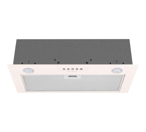 ВЫТЯЖКА MAUNFELD CRCROSBY SINGL 60 BEIGE/ Полновстраиваемая, 60см, 850 м3, кнопочное управление, LED, площадь кухни до 30м2, опция: угольный фильтр CF140C-2шт, бежевый