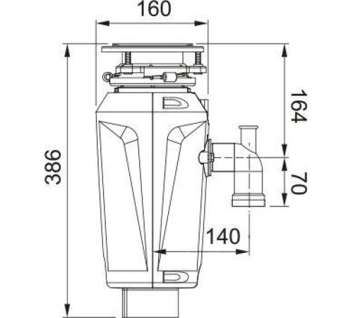 Franke SLIM 100/ Best, Измельчитель SLIM 100
