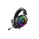 Гарнитура игровая проводная Dareu EH925 Black (черный), подсветка RGB, фиксированный микрофон с шумоподавлением, подключение USB, длина кабеля 2,2м (Мятая упаковка)