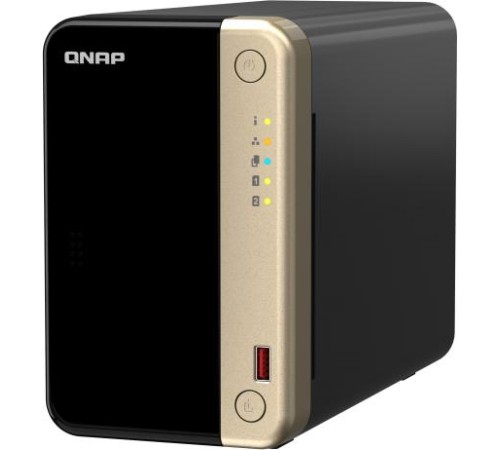 Сетевое хранилище без дисков/ SMB QNAP TS-264-8G NAS 2 HDD trays, 4-core Intel Celeron N5105/N5095 2.0-2.9 GHz, 8 GB DDR4 RAM , 2x2.5 Gigabit Ethernet , 2xUSB 3.2 Gen 2 (10Gbps), 2xUSB 2.0 port, 1xHDMI, 2xM.2 PCIe Gen 3 x1 slots Сетевое хранилище без дисков/ SMB QNAP TS-264-8G NAS 2 HDD trays, 4-core Intel Celeron N5105/N5095 2.0-2.9 GHz, 8 GB DDR4 RAM , 2x2.5 Gigabit Ethernet , 2xUSB 3.2 Gen 2 (10Gbps), 2xUSB 2.0 port, 1xHDMI, 2xM.2 PCIe Gen 3 x1 slots
