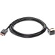 Кабель/ Кабель HDMI---HDMI ver 2.0 угловой коннектор 90град  2м,Telecom <TCG225-2M>