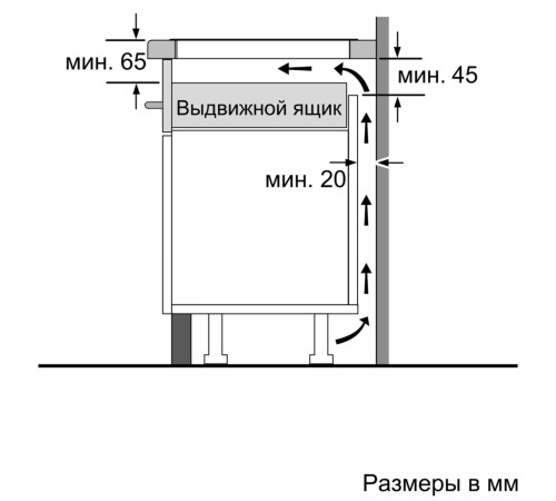 Индукционная домино BOSCH Домино,  !! Домино, 30 см, индукционная, скошенный край