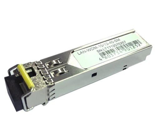 Модуль SFP WDM 1.25G, 1550nm / 1310nm, 40 km, LC, DDM, Cisco