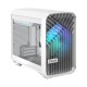 Корпус ПК без блока питания/ Case Fractal Design Torrent Nano RGB TG Clear Tint, Mini-Tower, 1x180mm RGB, 2xUSB-A 3.2 + 1xUSB 3.2 Type-C mITX, mDTX White