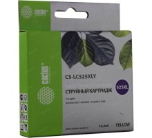-/ Картридж струйный Cactus CS-LC525XLY желтый (14.4мл) для Brother DCP-J100/J105/J200