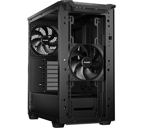 Корпус ПК без блока питания/ Case be quiet! PURE BASE 501 Airflow Window, Midi-Tower, TG, 2x140mm, 2xUSB-A 3.2, 1xUSB 3.2 Type-C, ATX, mATX, mITX Black