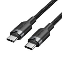 Кабель Vention USB 2.0 CM/CM - 1м. Черный 3А PD60W