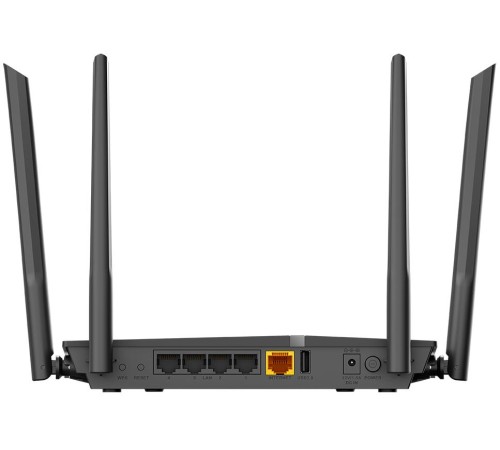 Маршрутизатор/ AC1200 Wi-Fi Router, 1000Base-T WAN, 4x1000Base-T LAN, 4x5dBi external antennas, USB port, 3G/LTE support Маршрутизатор/ AC1200 Wi-Fi Router, 1000Base-T WAN, 4x1000Base-T LAN, 4x5dBi external antennas, USB port, 3G/LTE support