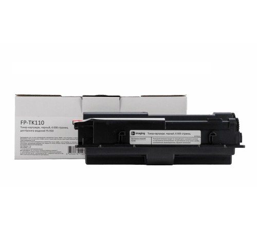 Тонер-картридж F+ imaging, черный, 6 000 страниц, для Kyocera моделей FS-920 (аналог TK-110 /1T02FV0DE0), FP-TK110 (Вскрытая упаковка)
