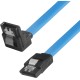 Кабель интерфейсный угловой SATA III 0.5 m Greenconnect GC- ST1041-0.5 m, SATA III - SATA III до 6Gbps, 26 AWG, 7pin / 7pin угловой разъем, медь, пакет