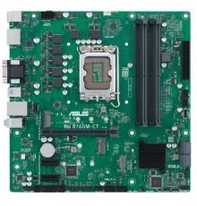 Материнская плата ASUS PRO B760M-CT-CSM, LGA1700, B760, 4*DDR5, 4*SATA, 2*M.2, 2*USB 3.2, 2*USB 2.0, 1*PCIx16, 2*PCIx1, DP+HDMI+VGA, mATX; 90MB1DY0-M1EAYC