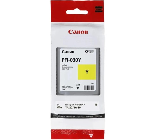 Картридж/ INK TANK PFI-030 YELLOW Картридж/ INK TANK PFI-030 YELLOW