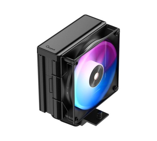 Кулер для процессора Ocypus Delta A40 BK ARGB, 120mm ARGB FAN, Top Panel, 4 HEAT PIPES, 4-PIN PWM, 500-2000 RPM, 29DBA, HYDRO BEARING, LGA115X/1200/1700/18XX, AM4/AM5