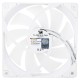 Кулер для корпуса/ Case Cooler Thermalright TL-C12CW-S (120x120x25mm, 4-pin PWM, ARGB, 66.17CFM, 25.6dBA, 1550RPM, White)