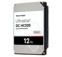 Жесткий диск/ HDD WD SAS 12Tb Ultrastar DC HC520 7200RPM 256MB 1 year warranty (replacement HUH721212AL5204, MG07SCA12TE)