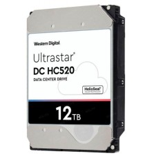 Жесткий диск/ HDD WD SAS 12Tb Ultrastar DC HC520 7200RPM 256MB 1 year warranty (replacement HUH721212AL5204, MG07SCA12TE)