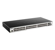 Коммутатор/ DGS-1510-52X SmartPro L2+ Stackable Switch 48x1000Base-T, 4x10GBase-X SFP+, CLI, RJ45 Console