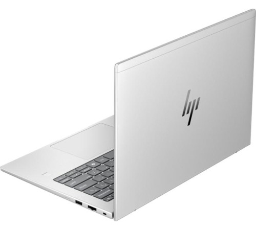 Ноутбук HP EliteBook 8 G1i 14 Intel Core Ultra7-255U,14" WUXGA (1920x1200) IPS 300cd AG,16Gb DDR5-5600MHz(1),512Gb SSD NVMe,Al Case,62Wh,FPS,ENG\RU Kbd Backlit,1.39kg,Silver,1y,Win11Pro
