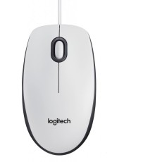Мышь/ Logitech Mouse M100 USB White Ret