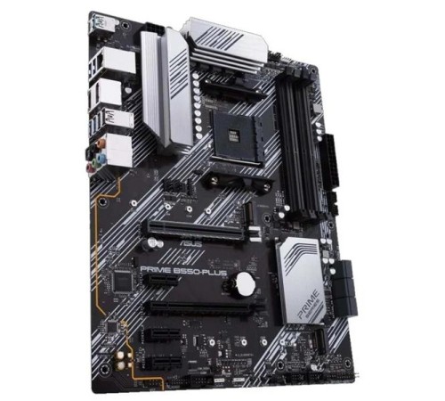 Материнская плата ASUS PRIME B550-PLUS, AM4, B550, 4*DDR4, 6*SATA, 2*M.2, 6*USB 3.2, 2*USB 2.0, 2*PCIx16, 3*PCIx1, DP+HDMI, ATX ; 90MB14U0-M0EAY0