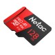 Носитель информации Netac P500 Extreme PRO 128GB MicroSDXC V30/A1/C10 up to 100MB/s, retail pack with SD Adapter