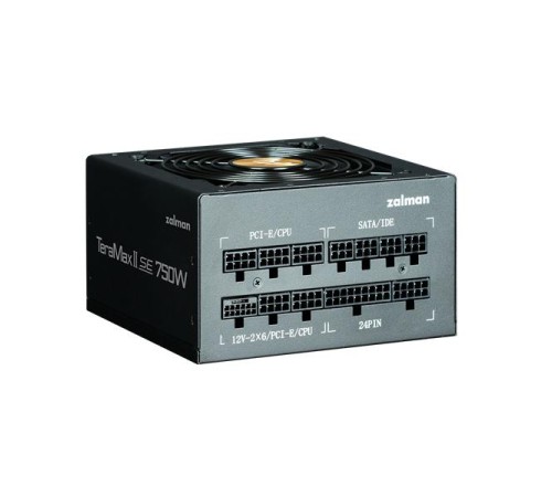 Блок питания Zalman ZM750-TMX2SE, 750W, ATX12V v3.1, APFC, 12cm Fan, 80+ Gold Gen5.1, Full Modular, Retail