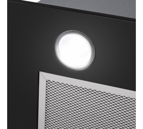 ВЫТЯЖКА MAUNFELD Crosby Light (C) 60cm BLACK/ ширина 600 мм, встраиваемая, ползунковое управление, 3 скорости, 850 м3/ч, до 40 м2, 48 дБ, черный