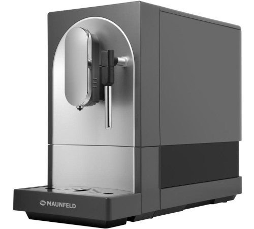 Автоматическая кофемашина MAUNFELD/ Автоматическая кофемашина, мощность 1470 Вт, давление 19 бар, капучинатор, цвет серый Автоматическая кофемашина MAUNFELD/ Автоматическая кофемашина, мощность 1470 Вт, давление 19 бар, капучинатор, цвет серый