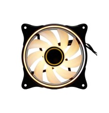 Кулер для ПК/ Case Cooler HSPD FN027R Black (120x120x25mm, 4-pin PWM, ARGB, 48.6CFM, 30.1dBA, 1500RPM, Black)