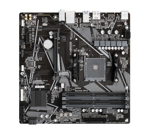 Материнская плата/ MB GIGABYTE AMD B550 sAM4, 4xDDR4(128GB), HDMI 2.1/DP, 1xPCIe 4.0x16, 1xPCIe 3.0, 1xLAN, 4xSATA 6Gb/s, 2xM.2, 4xUSB 3.2, 4xUSB 2.0, 1xPS/2, mATX Материнская плата/ MB GIGABYTE AMD B550 sAM4, 4xDDR4(128GB), HDMI 2.1/DP, 1xPCIe 4.0x16, 1xPCIe 3.0, 1xLAN, 4xSATA 6Gb/s, 2xM.2, 4xUSB 3.2, 4xUSB 2.0, 1xPS/2, mATX