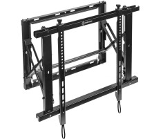 Кронштейн для ВИДЕОСТЕН ONKRON/ система Push UP, 40-70" макс. 600*400, вылет от стены 106-124мм/ 259-277мм, рег. по вертикали 0-13мм, макс. нагрузка 45кг, портретная/альбомная ориентация, сверхточная регулировка в трех плоскостях