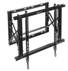 Кронштейн для ВИДЕОСТЕН ONKRON/ система Push UP, 40-70" макс. 600*400, вылет от стены 106-124мм/ 259-277мм, рег. по вертикали 0-13мм, макс. нагрузка 45кг, портретная/альбомная ориентация, сверхточная регулировка в трех плоскостях