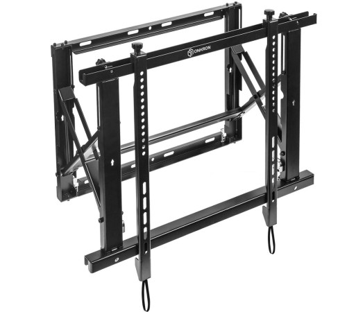 Кронштейн для ВИДЕОСТЕН ONKRON/ система Push UP, 40-70" макс. 600*400, вылет от стены 106-124мм/ 259-277мм, рег. по вертикали 0-13мм, макс. нагрузка 45кг, портретная/альбомная ориентация, сверхточная регулировка в трех плоскостях