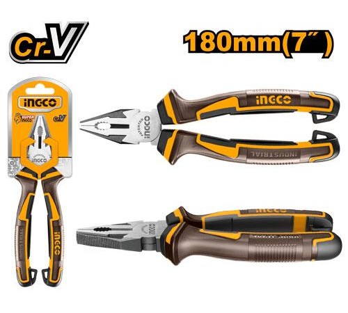 Плоскогубцы Ingco HCP28188 Размер:7"/180мм, Cr-V Плоскогубцы Ingco HCP28188 Размер:7"/180мм, Cr-V
