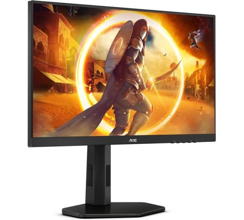 Монитор 24" AOC 24G4X 1920x1080, WLED, 16:9, Fast IPS, 300cd, 1000:1, 80M:1, 1ms, 178/178, HDMI*2, DP, 180Hz, Speakers, HAS, Pivot, Tilt, Swivel, Внут, VESA, Black/Grey, 3y