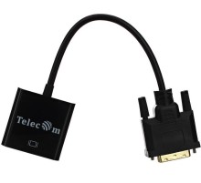 Кабель-переходник/ Кабель-переходник DVI-D 25M ---> VGA 15F  Telecom <TA491>