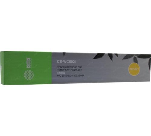 -/ Картридж лазерный Cactus CS-WC5021 006R01573 черный (9000стр.) для Xerox WorkCentre 5019/5021/5022/5