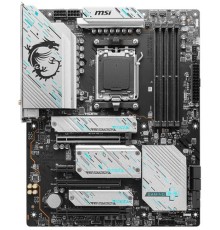 Материнская плата/ MB MSI AMD X670 sAM5, 4xDDR5(256GB), HDMI 2.1/DP, 1xPCIe 5.0x16, 1xPCIe 4.0x16, 1xPCIe 3.0x16, 1xPCIe 3.0, 1xLAN (2.5GbE), Wi-Fi, BT, 4xSATA 6Gb/s, 4xM.2, 1xUSB-C, 7xUSB 3.2, 4xUSB 2.0, ATX