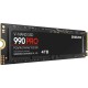 Твердотельный накопитель/ Samsung SSD 990 PRO, 4000GB, M.2(22x80mm), NVMe 2.0, PCIe 4.0 x4, V-NAND TLC, R/W 7450/6900MB/s, IOPs 1 400 000/1 550 000, DRAM buffer 4096MB, TBW 2400, DWPD 0.33 (12 мес.)