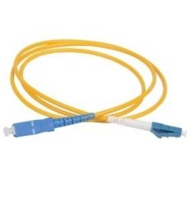 Оптический патч-корд, SM, 9/125 (OS2), LC/UPC-SC/UPC, (Simplex), LSZH, 1м