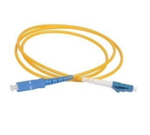 Оптический патч-корд, SM, 9/125 (OS2), LC/UPC-SC/UPC, (Simplex), LSZH, 1м