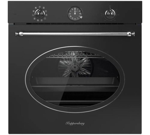 Встраиваемый духовой шкаф KUPPERSBERG/ Встраиваемый духовой шкаф KUPPERSBERG, электрический, Classic, 60 см, объем 80 л, 10 режимов, 6 автропрограмм, механическое управление, макс. Температура 255 градусов, дисплей, механический таймер, телескопические на