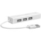 Greenconnect USB 2.0 Разветвитель на 3 порта + 10/100Mbps Ethernet Network GCR-AP03
